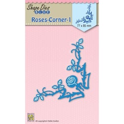 Gabarit de découpe pour machine - Nellie's Choice - Motif Rose - Tous niveaux