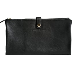Trousse - Noir - Plate - Cuir véritable - Flying Spirit - Clairefontaine