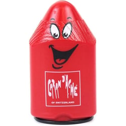 Taille-crayon double plastique - rouge