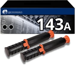 Pack 2 Toners compatible avec HP 143A noir - 123CONSOMMABLES