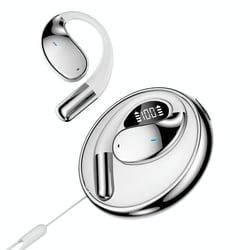 Ecouteurs Bluetooth Ouverts Avec Lanière Étanche Son Immersif Type-C 14.2mm Blanc YONIS