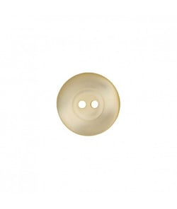 Carte de 4 boutons chemise 2 trous Jaune 12mm - Union Knopf Jaune