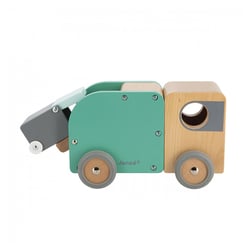 Bolid camion poubelle en bois - Janod