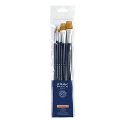 Lot De 6 Pinceaux Synthétiques Pour Acrylique - Lefranc Bourgeois -