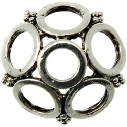 Coupelle métal ronde Ø 24 mm Argenté