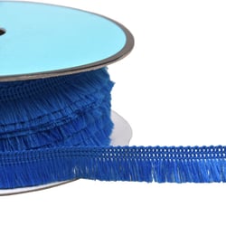 Bobine 25m petite frange 13mm bleu roi