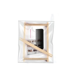 METIER A TISSER RECTANGULAIRE 290x187mm, PEIGNE et AIGUILLE
