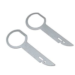 Outils démontage autoradio AUDEW pour VW Audi Mercedes Porsche - Gris - Lot 2 pcs