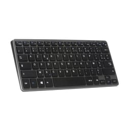 Clavier TKL BLUESTORK - Bluetooth + 2.4Ghz PC - Gris et Noir - Rechargeable