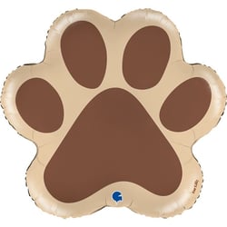 Ballon Aluminium Hélium Géant - Patte de Chien 60 cm