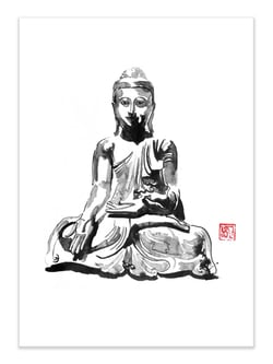Affiche - Buddha - Pechane Sumie