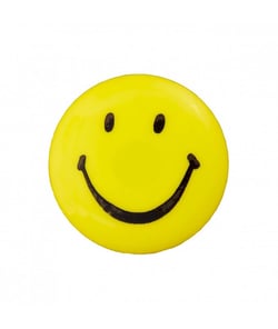 Carte de 3 boutons Smiley à queue 15mm - Prym Jaune