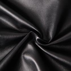 Tissu Simili cuir d'habillement métallisé souple uni Gris anthracite