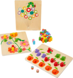 Jeu de couleurs La chenille qui fait des trous - Small Foot company