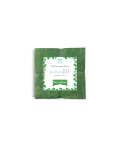 PACK FORET D'HIVER - 9 COLORIS FEUTRINE 15x15cm EN CAMAIEUX Bleu;Vert taille n°15 x 15 cm