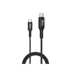 Jaym Câble USB-C vers USB-C PD 3.0 100W Charge et Synchronisation 1m Noir