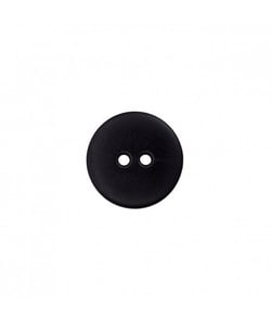 Carte de 2 boutons Polyester Noir 25mm - Union Knopf Noir