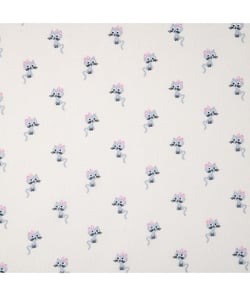 Tissu coton enfant souris de 150 cm de largeur Ecru vendu par 50 cm