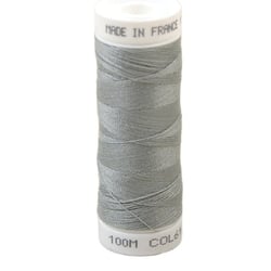 Fil à coudre polyester 100m made in France - gris cendre 616