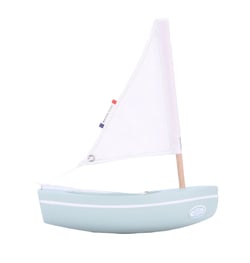 Bateau Le Bâchi vert d'eau 17cm - Maison Tirot