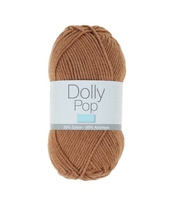 Fil à tricoter Coton et Acrylique Dolly Pop - Trimits 109 Marron