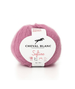 Fil à tricoter SOFTINE - Cheval Blanc 056 Vieux rose