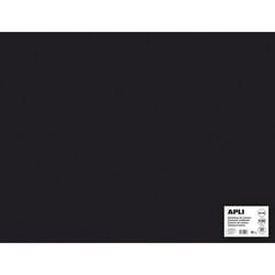 Apli Agipa - Cartons Noir 50x65cm 170G 25 Feuilles