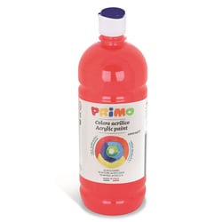 Flacon Peinture Acrylique 1000 ml Bouchon Flux Control Rouge Vermillon 300 PRIMO