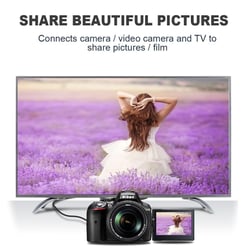 Cable HDMI Micro HDMI Camera Sport Embarque Tablette Tactile Téléphone Universel YONIS