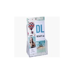 Distributeur - Présentoir - Prospectus - DL - 1 compartiment - Transparent