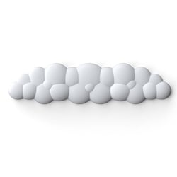 Tapis De Souris Ergonomique En Mousse À Mémoire Pour Un Confort Optimal Blanc YONIS