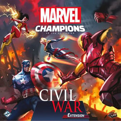 Extension de jeu de cartes Marvel Champions Civil War Asmodee stratégie