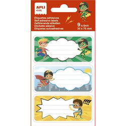 POCH 9 ET SCOLAIRES SUPER HEROS  75X35M