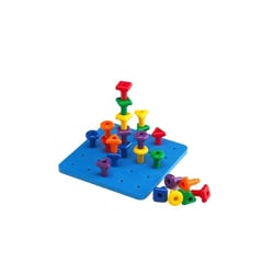 Geo pegs avec planche - Jouet créatif et éducatif