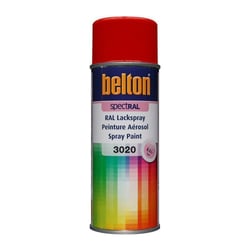 Spray de peinture Belton Spectral RAL3020 rouge signalisation 400ml