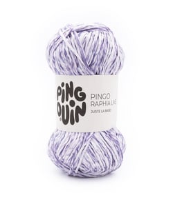Fil Pingo Raphia Like de Pingouin : Un Must-Have pour Vos Projets de Décoration et d'Accessoires Spring Violet
