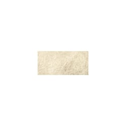 Cordon en laine avec coeur en jute, 10 mm, 3 m, blanc