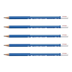 Crayon graphite - PENTEL - Lot de 5 - Corps triangulaire - Mine 2B