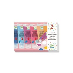 6 tubes de peinture à doigts Sweet - Djeco - Orange