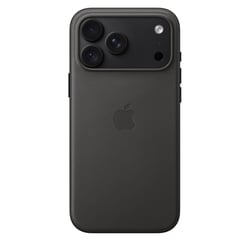Coque arrière MagSafe TechWoven tressée pour iPhone 18 Pro Max, Noir