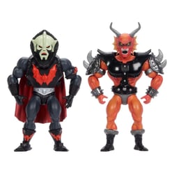 Les Maîtres de l' Univers x Stranger Things Origins - Pack 2 figurines Hordak & Hellfire-Man 14 cm - Mattel