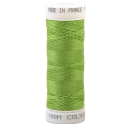 Fil à coudre polyester 100m made in France - vert prairie 520