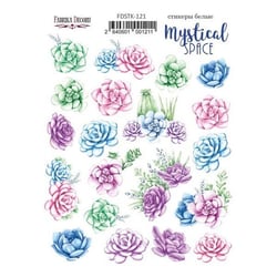 Planche de stickers couleur embelissement Fabrika Decoru MYSTICAL SPACE 121