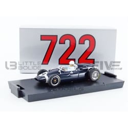 Voiture Miniature de Collection - BRUMM 1/43 - COOPER T51 - Winner GP Italia 1959 with Driver - Black - R279-CH