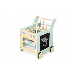 Cuisine pour enfants Kalle pastel green tilleul et MDF laqué clair et multicolore - Pinolino