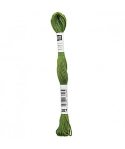 Fil à broder mouliné Uni - Rico Design 207 Vert