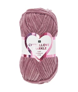 Pelote à tricoter CREATIVE CHENILLOVE SPARKLE - 100gr - Rico Design 09 Baie