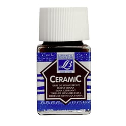 Peinture pour céramique - Terre de sienne - Lefranc Bourgeois - Flacon de 50ml