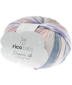 Fil à tricoter Rico RICO BABY DREAM LUX TOUCH - Rico Design 030 Marron Blossoms