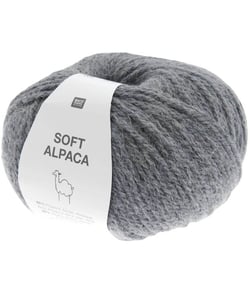 Pelote de laine et Alpaga SOFT ALPACA - Rico Design 08 Bleu